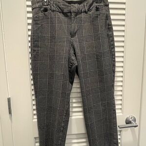Old Navy Black and White Checkered Pants